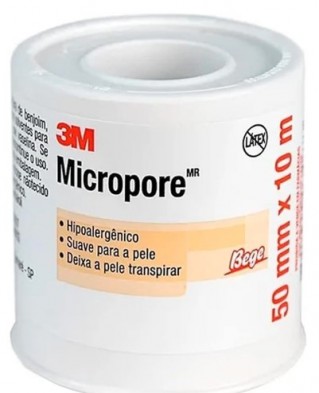 FITA MICROPORE 50MMX10M BEGE - 3M