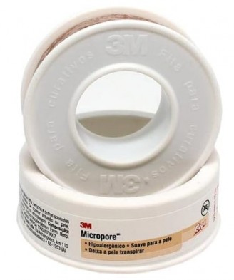 FITA MICROPORE 12,5MMX10M BEGE - 3M